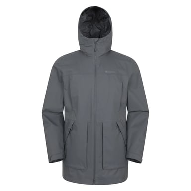 Mountain Warehouse Mens Harbour Waterproof Jacket (Grey)