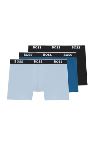 Boss Black BOSS 3 PACK BOXER LIGHT BLUE