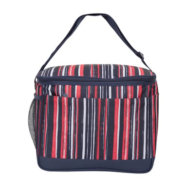 Mountain Warehouse 25L Striped Cooler Bag (Dark Blue)