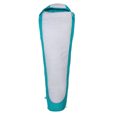 Mountain Warehouse Microlite 950 Left Zip Midseason Mummy Sleeping Bag (Grey)