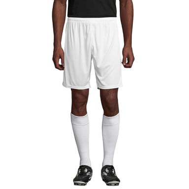 SOLS Unisex Adult Basic San Siro 2 Shorts (White)