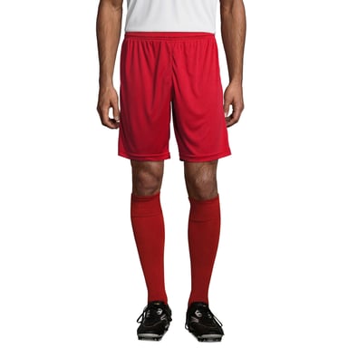 SOLS Unisex Adult Basic San Siro 2 Shorts (Red)