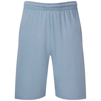 Fruit of the Loom Mens Iconic 195 Jersey Shorts (Mineral Blue)