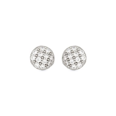 Luxenter 925 Sterling Silver and Brilliant Zirconia Earrings with Rhodium Finish - Micmir