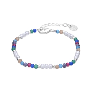 Luxenter Multicoloured crystal bracelet with rhodium finish - Sury