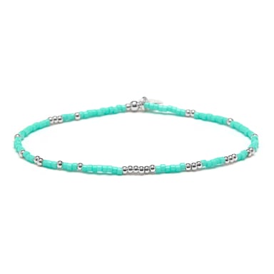 Luxenter Blue Crystal Bracelet with 925 Sterling Silver Finish - Xanvi