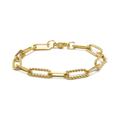 Luxenter 18k yellow gold-plated bracelet - Emga