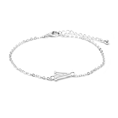 Luxenter Silver-finished bracelet - Alphabet