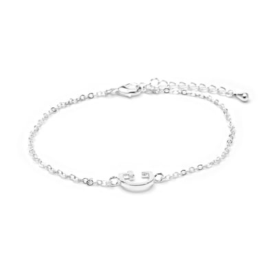 Luxenter Silver-finished bracelet - Alphabet