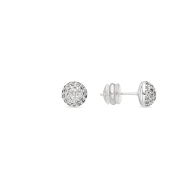 Luxenter Silver-Finish Earrings with Brilliant Zirconia - Ramir