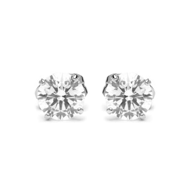 Luxenter Earrings with Sparkling Zirconia in a silver finish - Verak