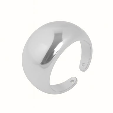 Luxenter Rhodium-plated ring - Tanys