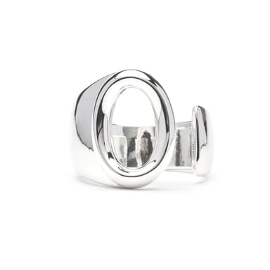 Luxenter Silver-finished ring - Alphabet