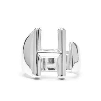 Luxenter Silver-finished ring - Alphabet