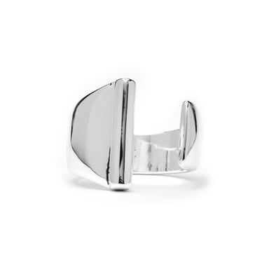 Luxenter Silver-finished ring - Alphabet