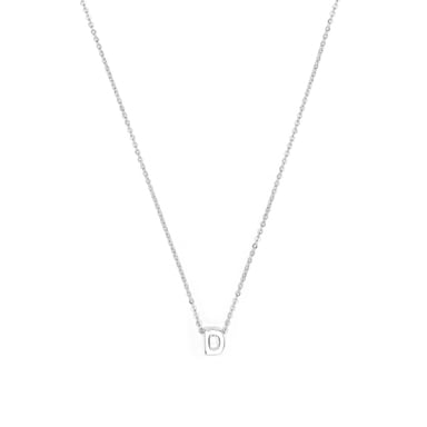Luxenter Silver-finished necklace - Alphabet