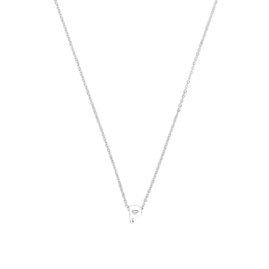Luxenter Silver-finished necklace - Alphabet