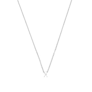 Luxenter Silver-finished necklace - Alphabet