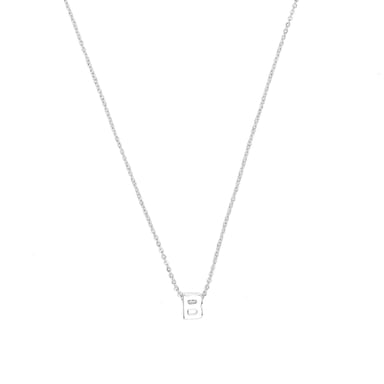 Luxenter Silver-finished necklace - Alphabet