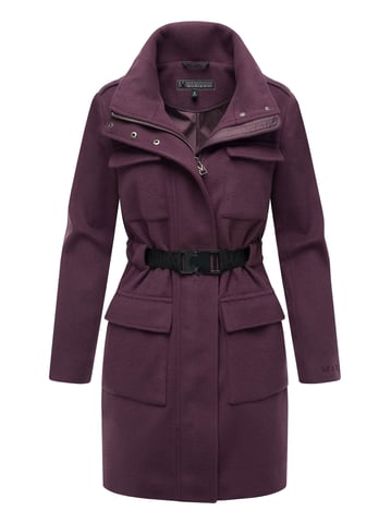 Marikoo women’s winter coat Tanokoo with stretch belt