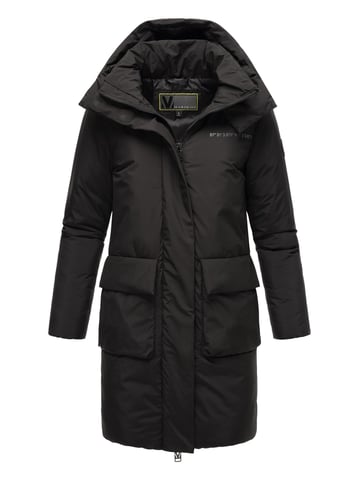 Marikoo women's winter coat with magnets & hood – model Nanami