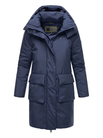Marikoo women's winter coat with magnets & hood – model Nanami
