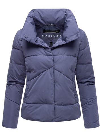 Marikoo cropped quilted winter jacket with snap buttons – Jalliaa