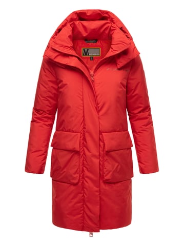 Marikoo women's winter coat with magnets & hood – model Nanami