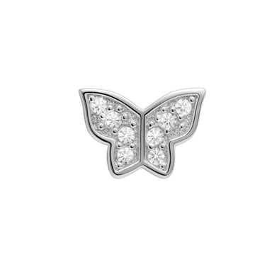 Luxenter Brilliant Zirconia Piercing with 925 Sterling Silver Finish - Dosa
