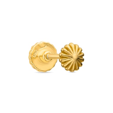 Luxenter 925 sterling silver piercing with 18k yellow gold finish - Adoi