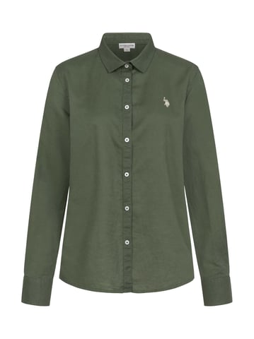 U.S. Polo Assn. women’s linen shirt in linen cotton blend