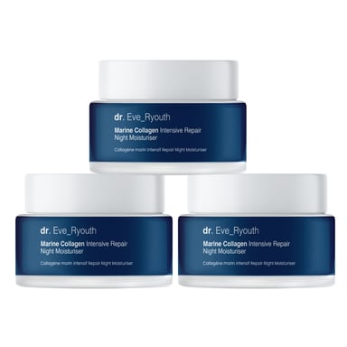 3 x MARINE COLLAGEN INTENSIEVE HERSTEL NACHTBEVOCHTIGER 50ml