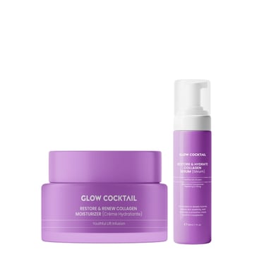 Herstel & Vernieuw Collageen Hydraterende Crème 50ml + Herstel & Hydrateer Collageen Serum 30ml
