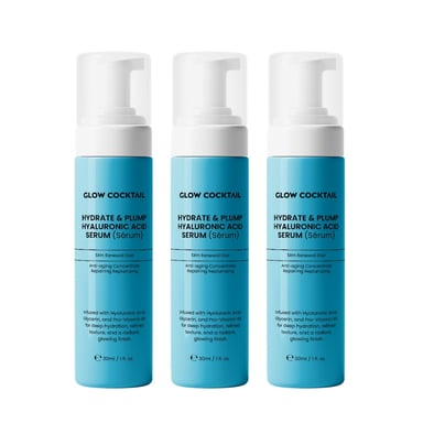 3 X Hydrate & Plump Hyaluronzuur Serum 30ml