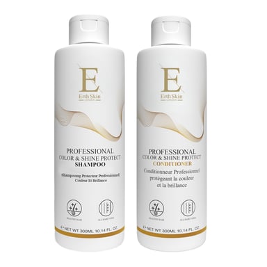 Professionele Kleur- en Glansbeschermende Shampoo 300ml + Professionele Kleur- en Glansbeschermende Conditioner 300ml