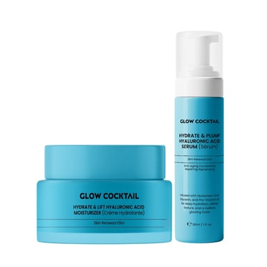 Hydrate & Lift Hyaluronzuur Moisturizer 50ml + Hydrate & Plump Hyaluronzuur Serum 30ml