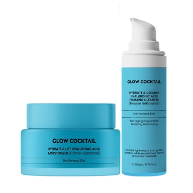 Hydrate & Lift Hyaluronzuur Hydraterende Creme 50ml + Hydrate & Reinig Hyaluronzuur Schuimende Reiniger 200ml