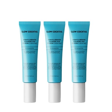 3 X Hydrate & Verhelder Hyaluronzuur Oogcrème 15ml