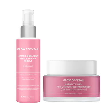 Marine Collageen Firm & Repair Serum 30ml + Marine Collageen Firm & Restore Nachtcrème 50ml