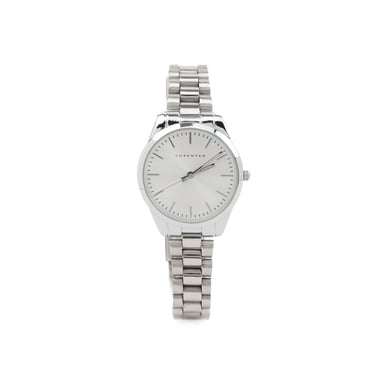 Luxenter watch with white metallic silver finish - Verni