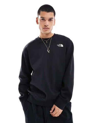 The North Face Oversized Essential logo sweatshirt in black