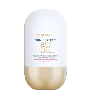 Lancaster Sun Perfect AIR Dagelijkse Onzichtbare Vloeistof SPF50 Gevoelige Mineralen 40ml