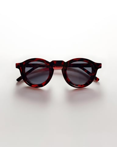 Black Bananas Monochrome Sunglasses, SPOTTED BROWN