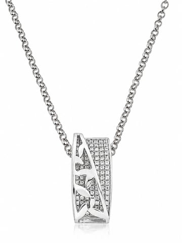 Orphelia Women's 925 Sterling Silver Chain with Pendant - Silver ZH-4471