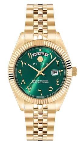 Philipp Plein Date Superlative Heren Horloge Goudkleurig PWPNA1026