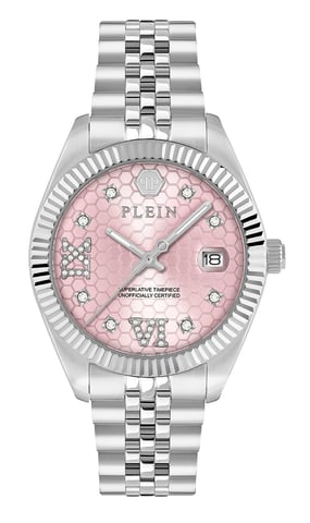 Philipp Plein Date Superlative Dames Horloge Zilverkleurig PWYFA0125