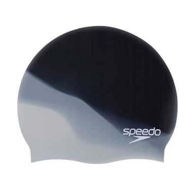 Speedo Unisex Adult Multicolour Silicone Swim Cap (Black)