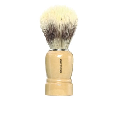 Brocha De Afeitar Mango Madera Pelo Sintético