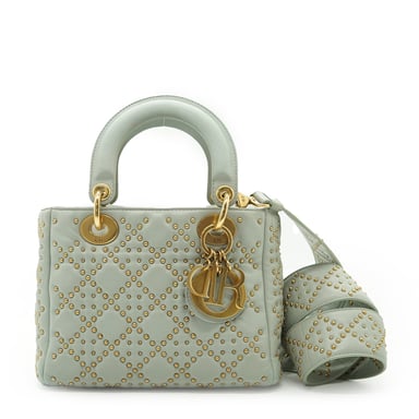 Dior Cloth Handbag Lady Dior