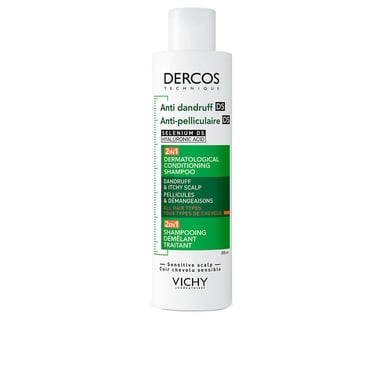 Dercos Ds 2-in-1 Anti-dandruff Shampoo And Conditioner For All Hair Types 200ml 200 ml